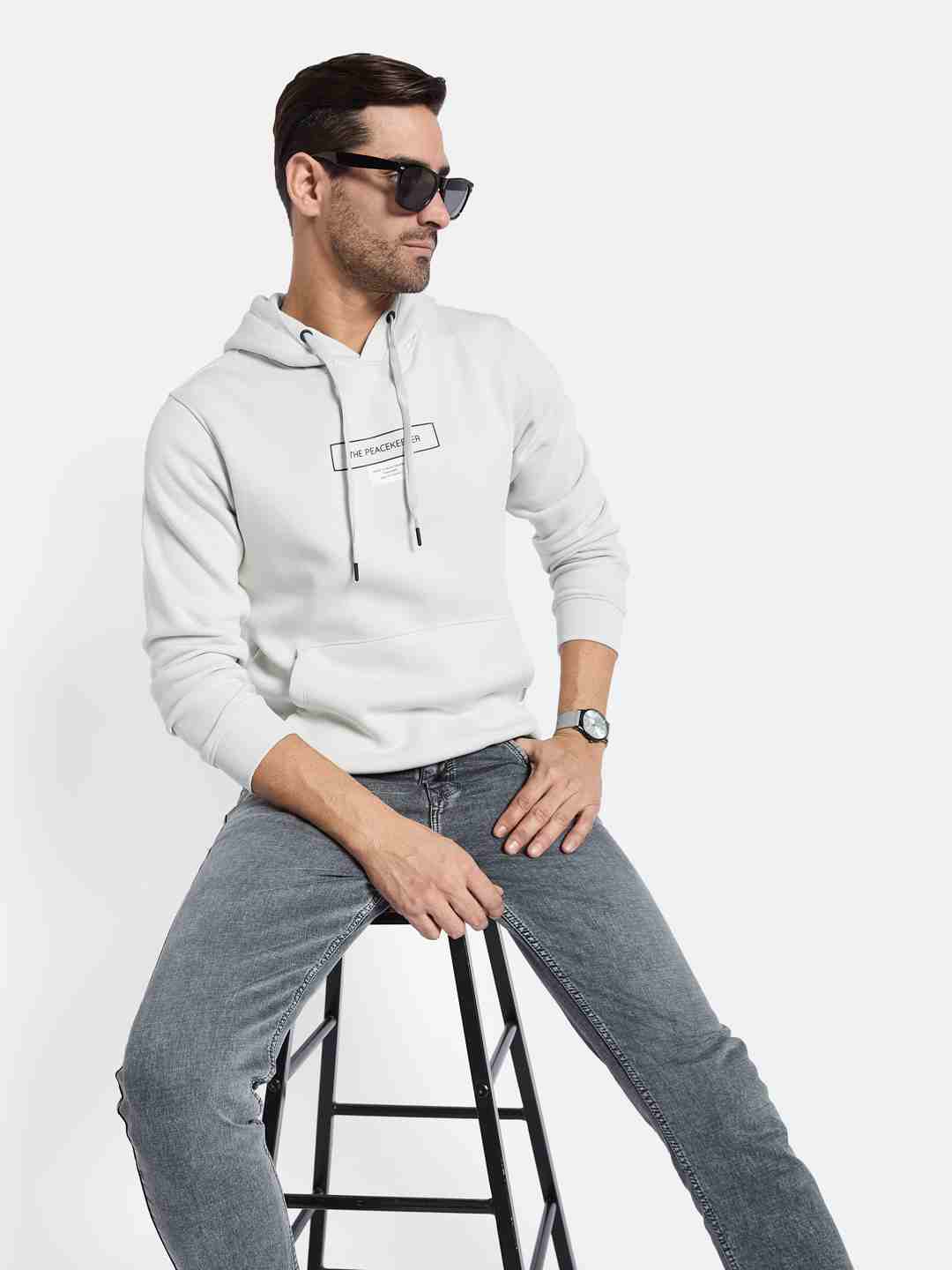 Octave Men Hooded Pullover Sweatshirt