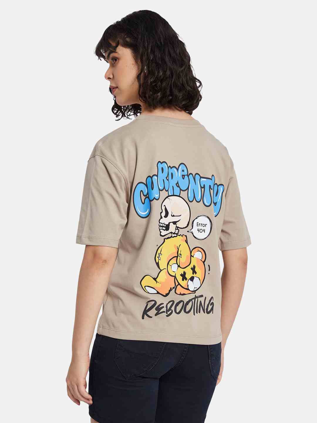 METTLE Women Printed T-shirt