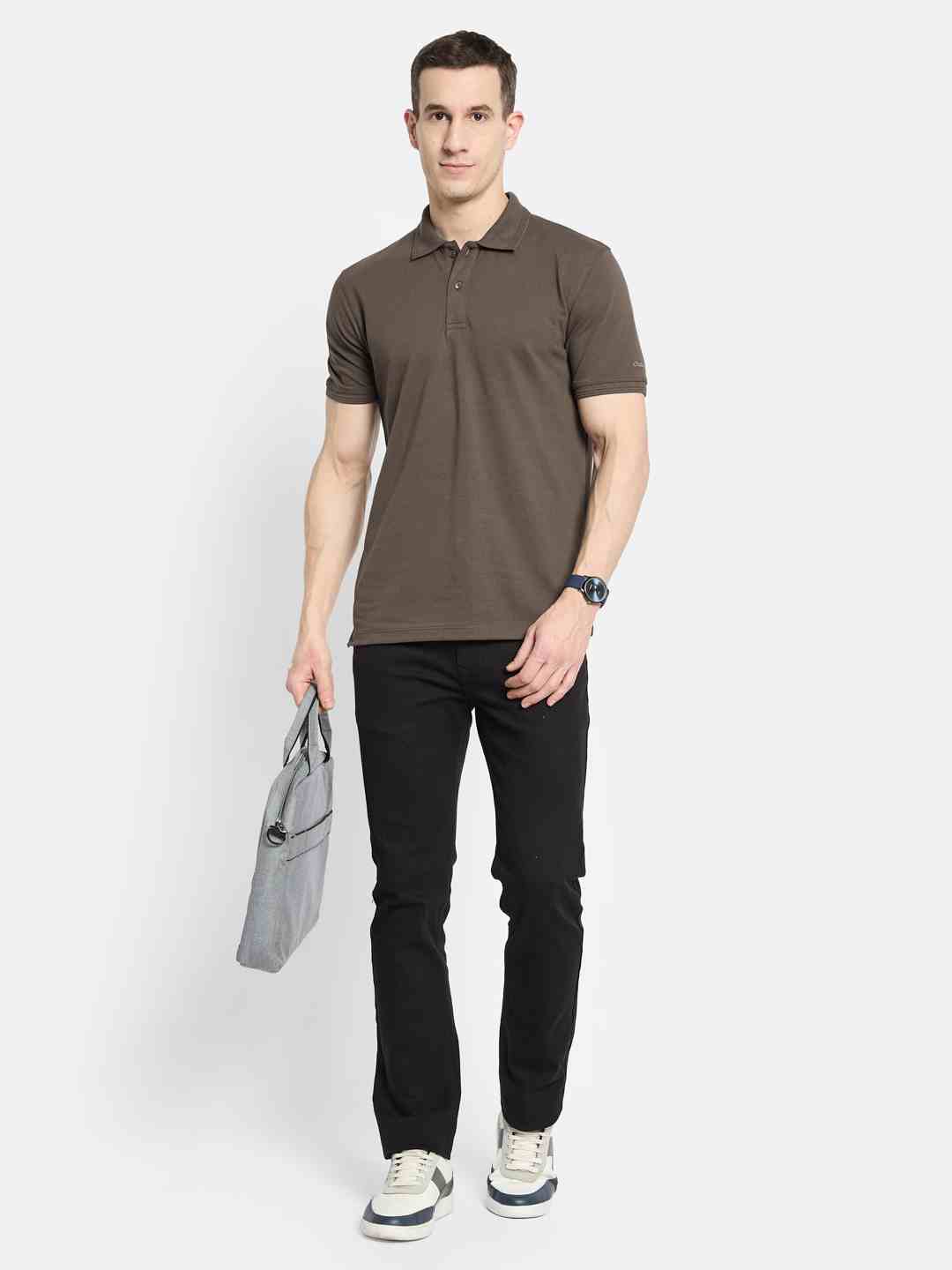 Octave Men Polo Collar T-shirt