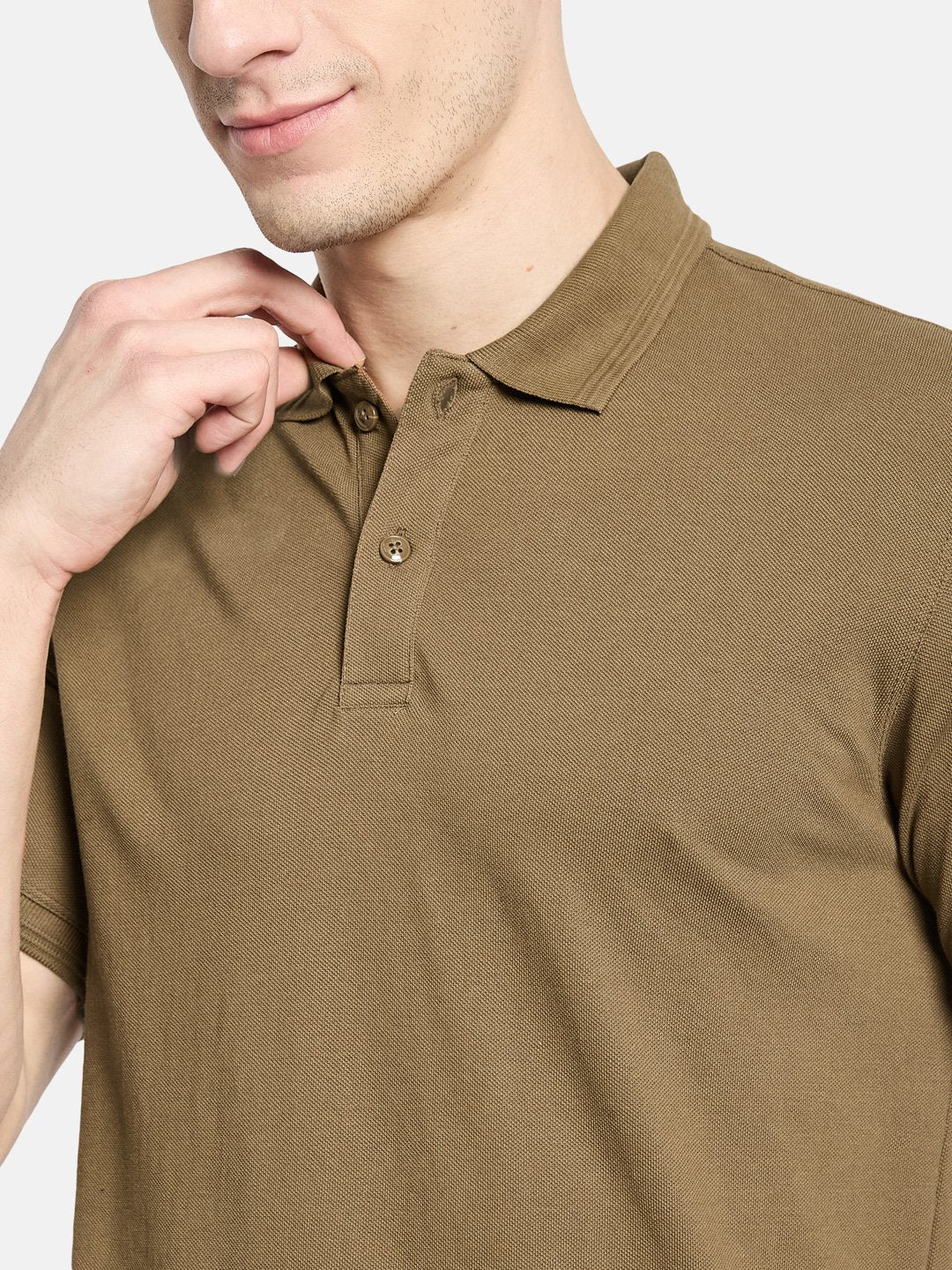 Octave Men Polo Collar T-shirt