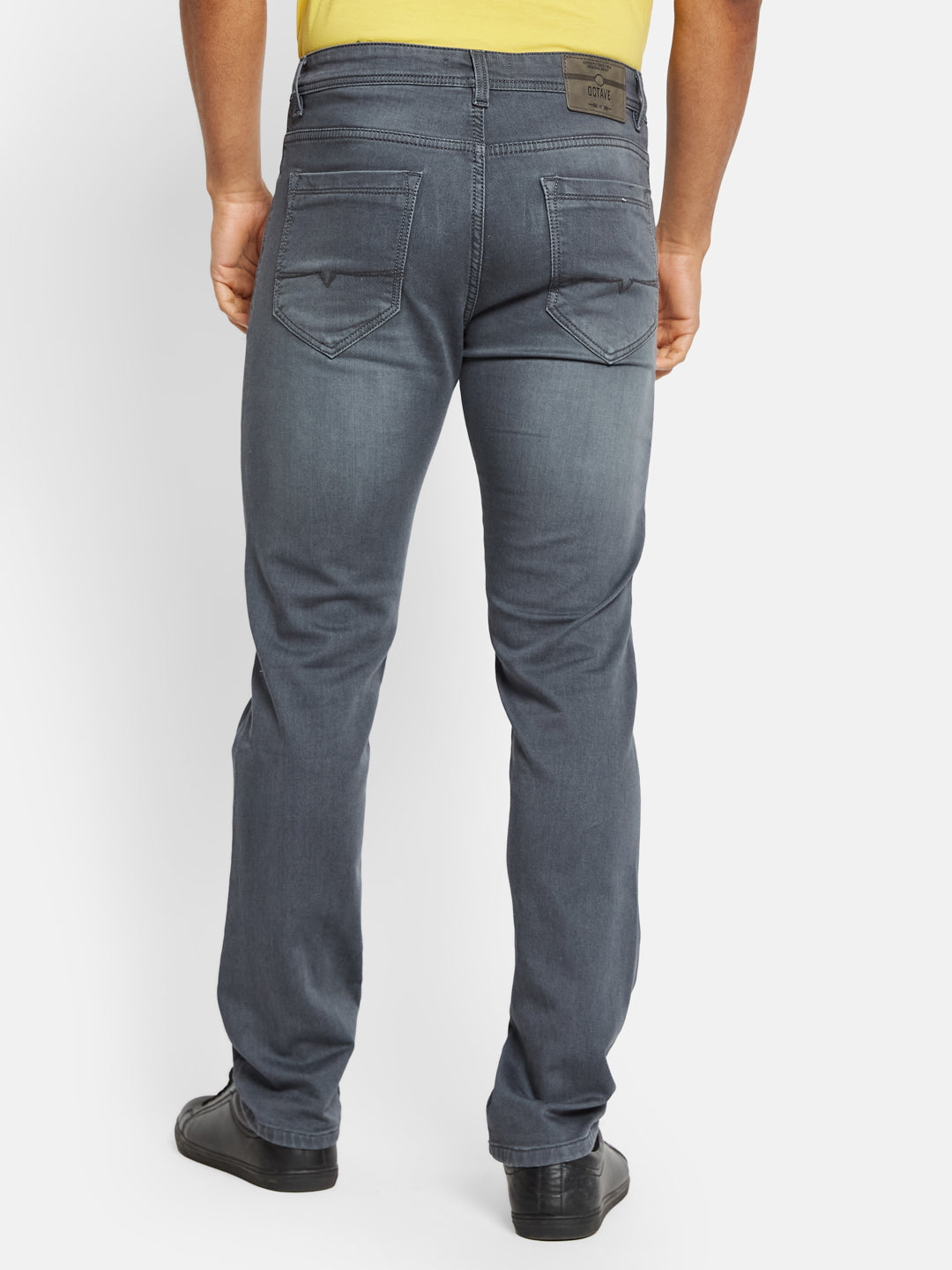 Octave Men Low Distress Light Fade Stretchable Jeans