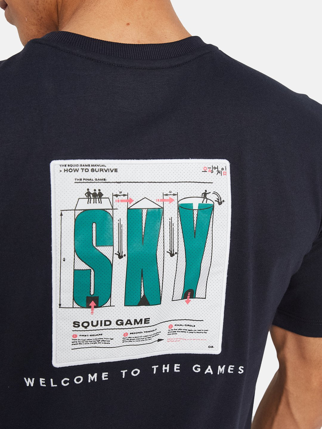 Octave Graphic Printed Short Sleeves Cotton T-shirt