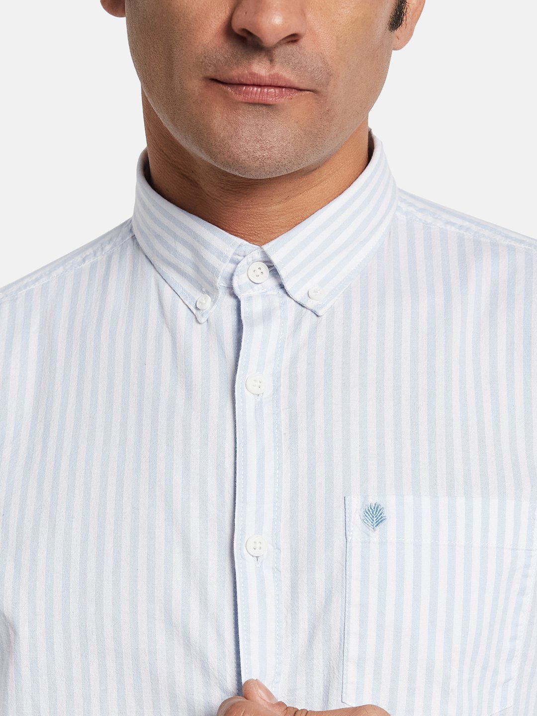 METTLE Men Multi Stripes Opaque Striped Casual Shirt