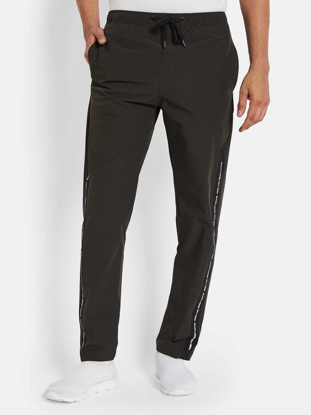 Octave Men Cotton Regular Fit Mid-Rise Track Pants