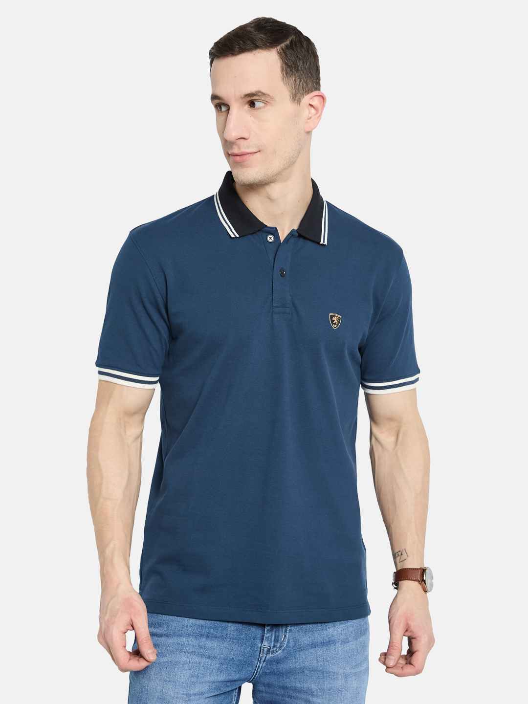 Octave Men Polo Collar T-shirt