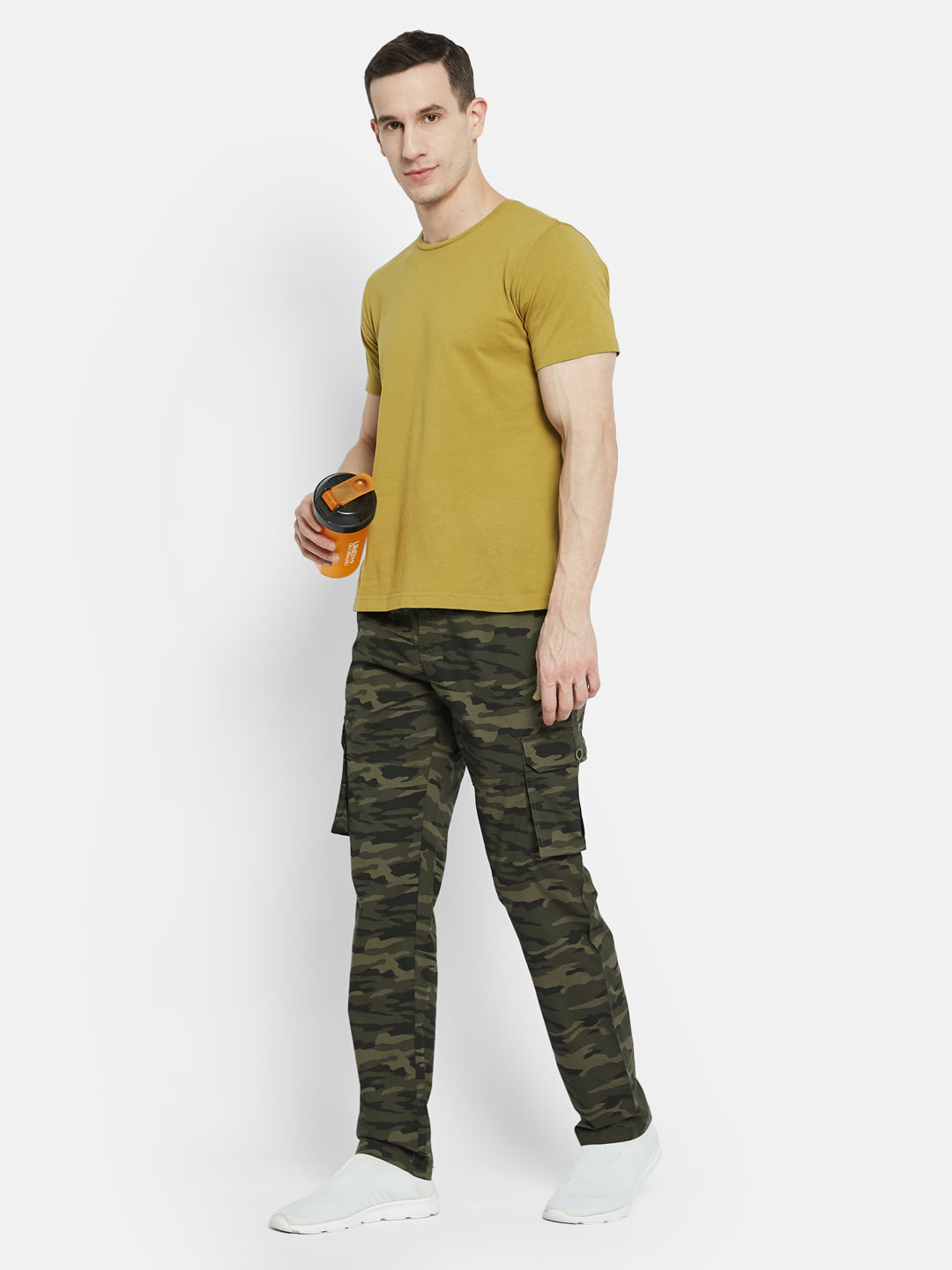 Octave Men Printed Cotton Track Pant