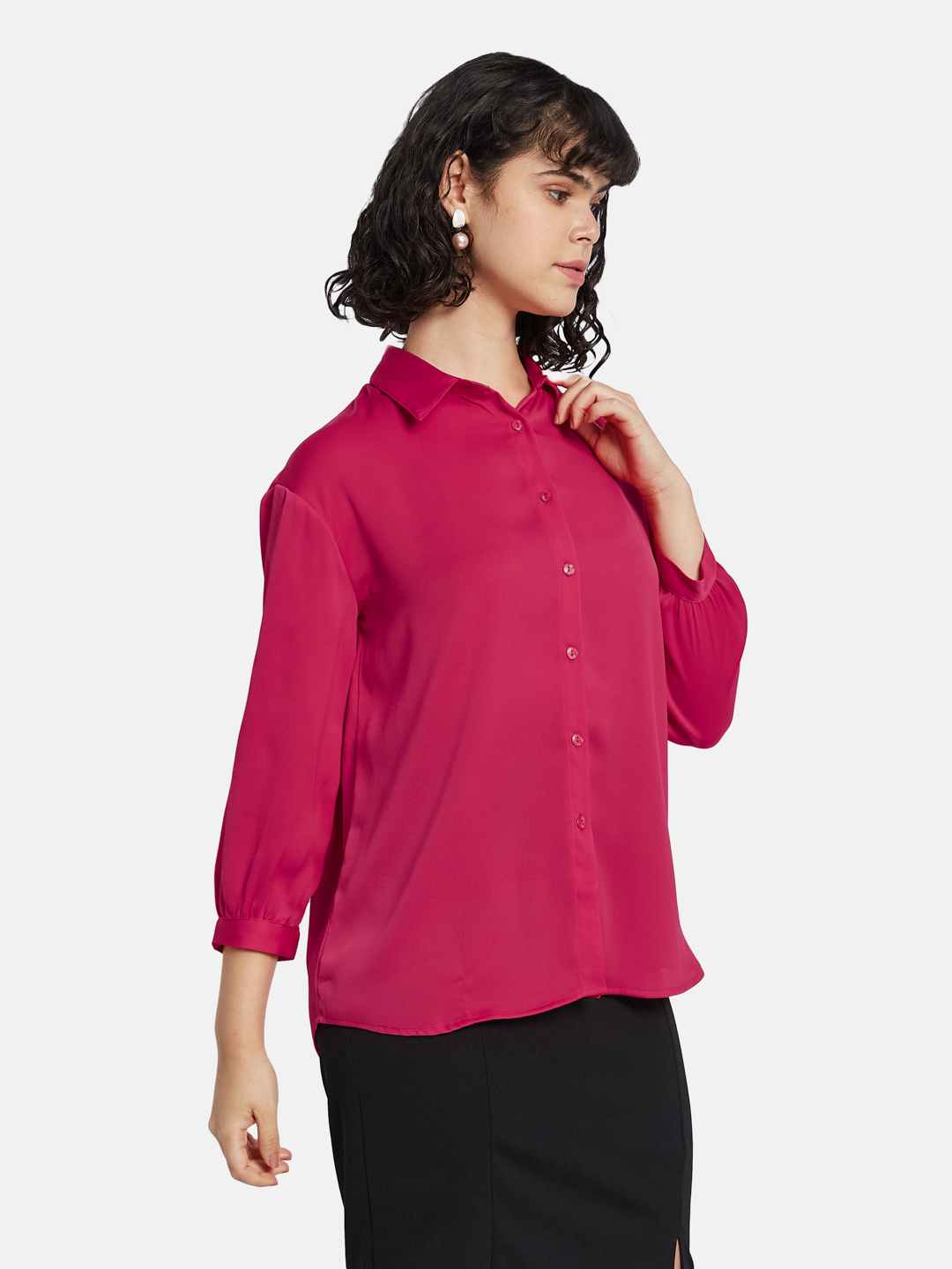 METTLE Women Opaque Casual Shirt