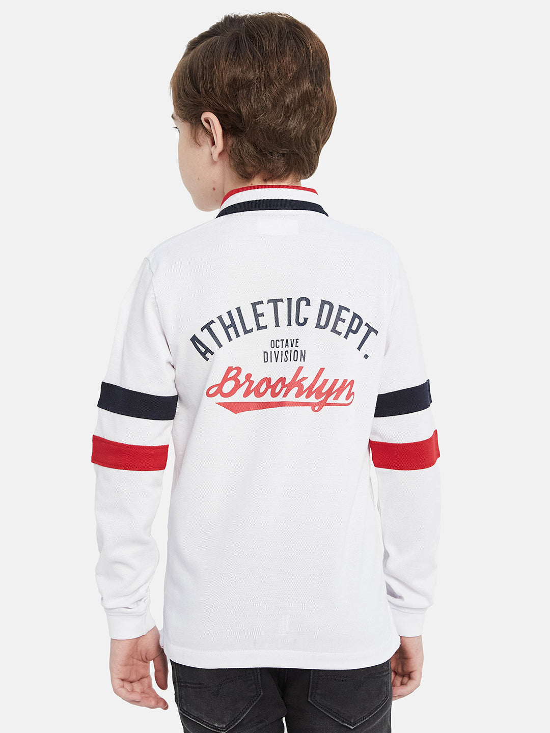 Octave Boys Polo Collar Cotton T-Shirt