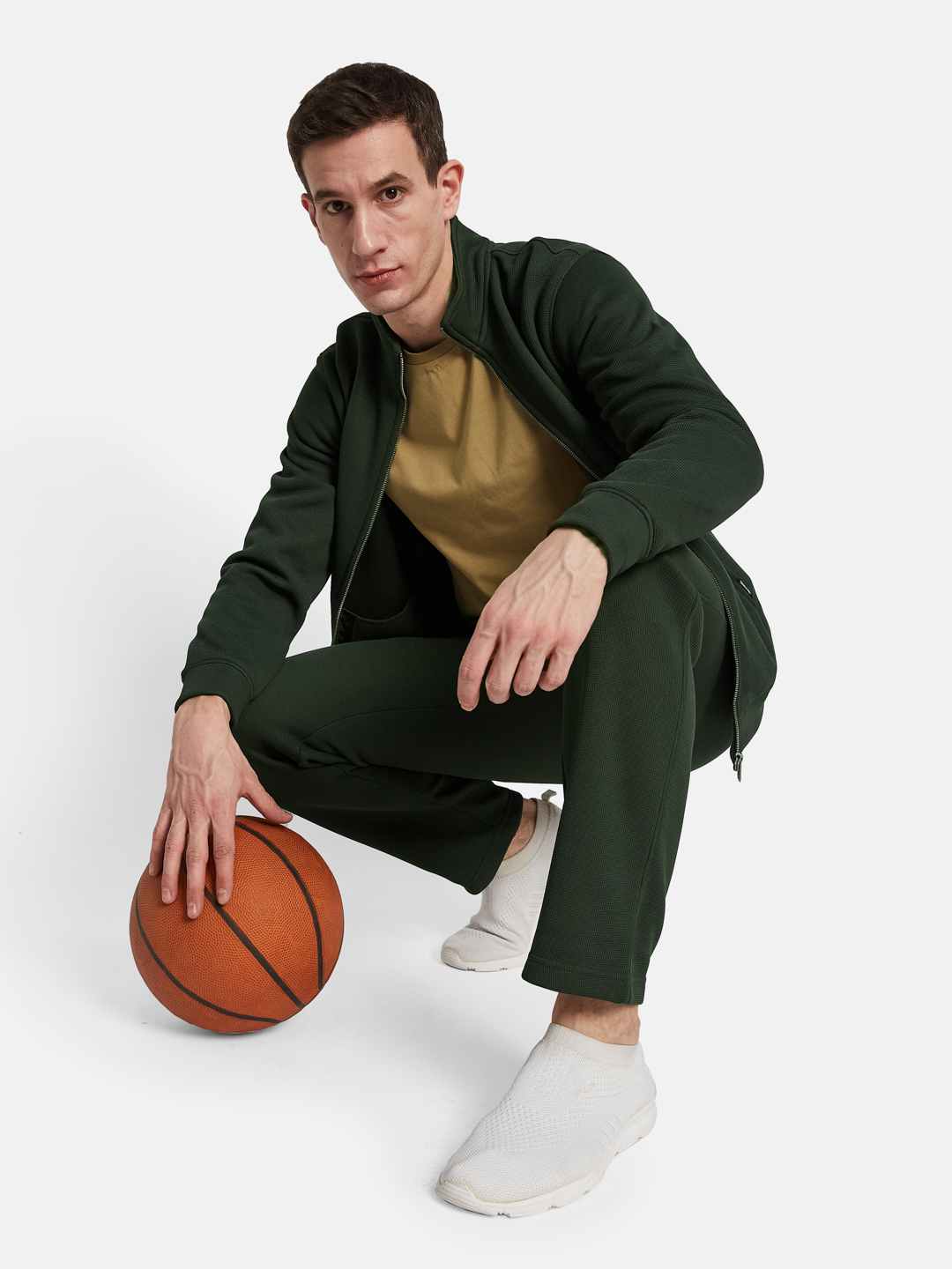 Octave Men Mock Collar Tracksuit