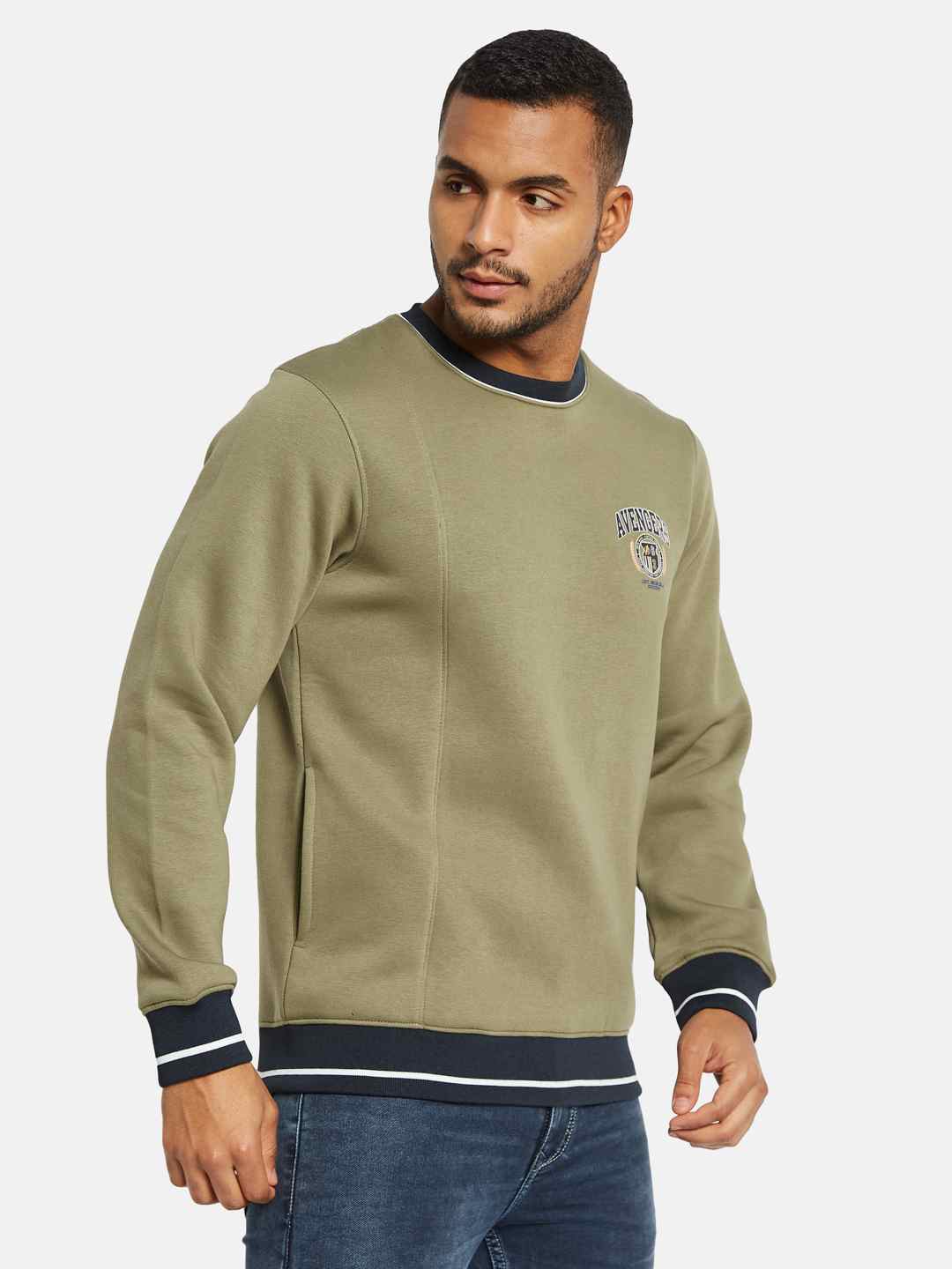 Octave Men Printed Sweatshirt