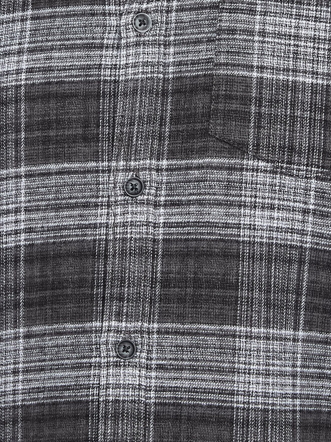 METTLE Men Spread Collar Checked Cotton Casual Shirt