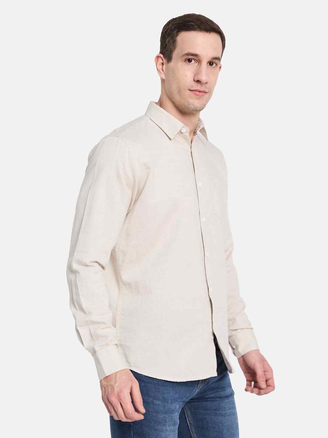 METTLE Men Opaque Casual Shirt