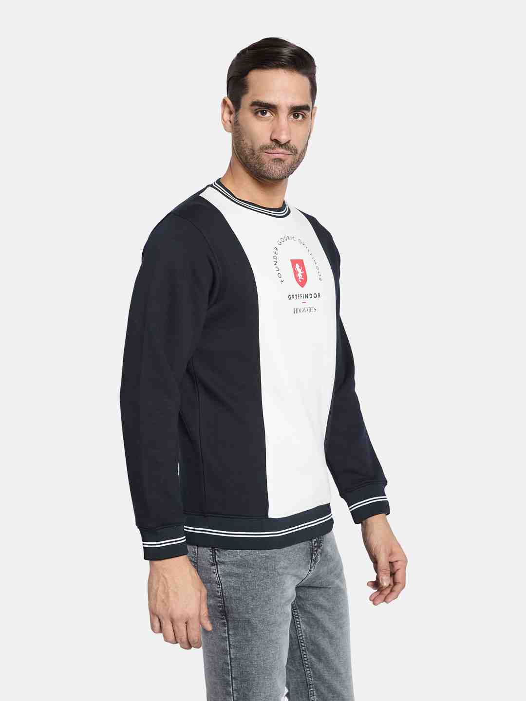 Octave Men Colourblocked Sweatshirt