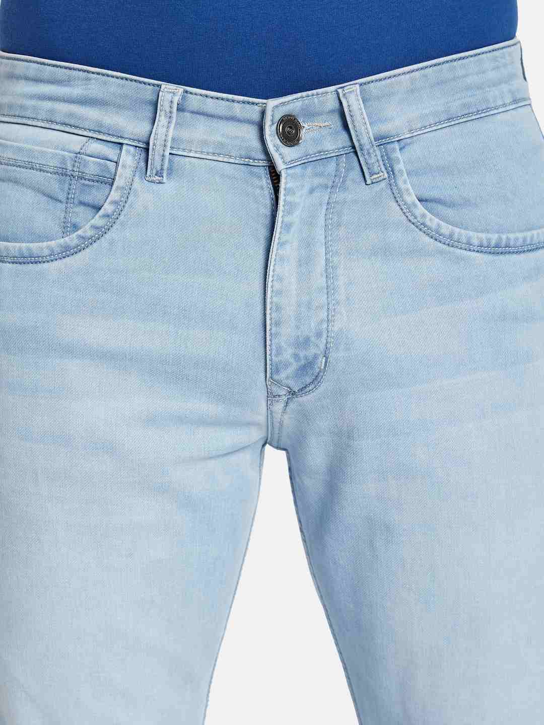 Octave Men Bootcut Heavy Fade Stretchable Jeans