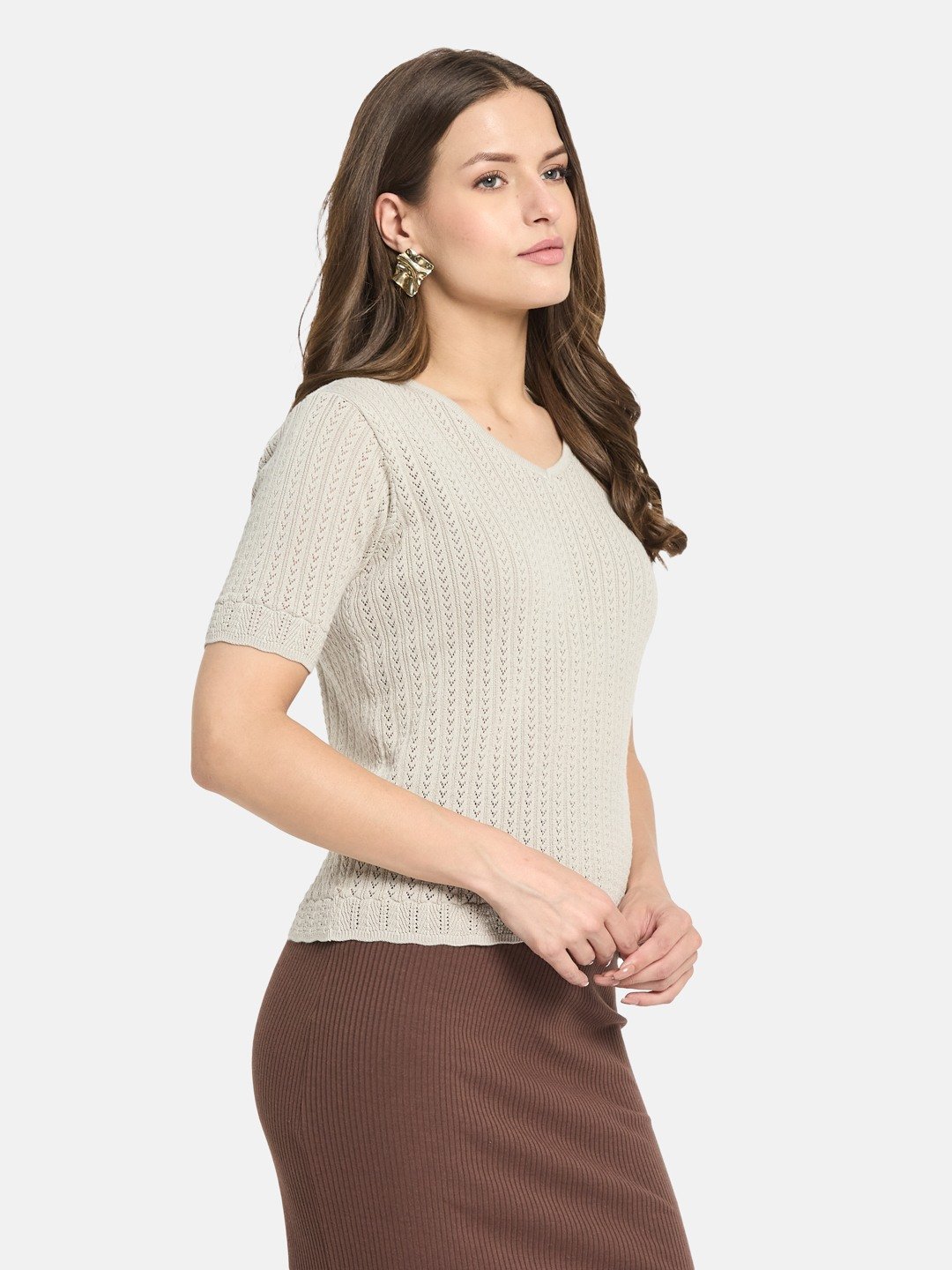 METTLE Women V-Neck T-shirt