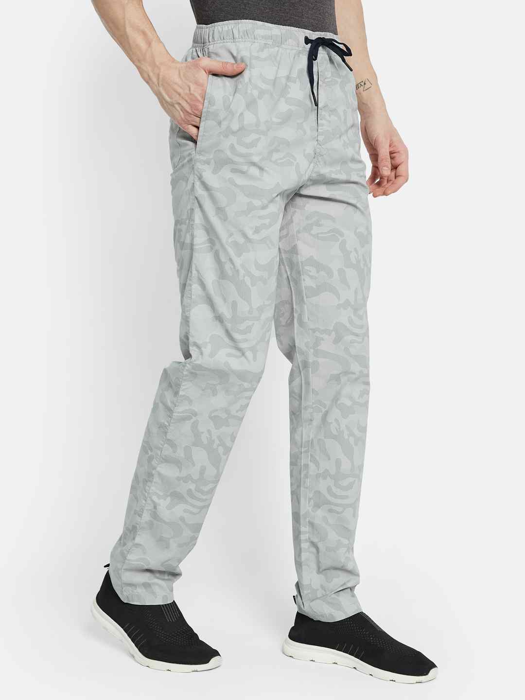 Octave Men Printed Cotton Track Pants
