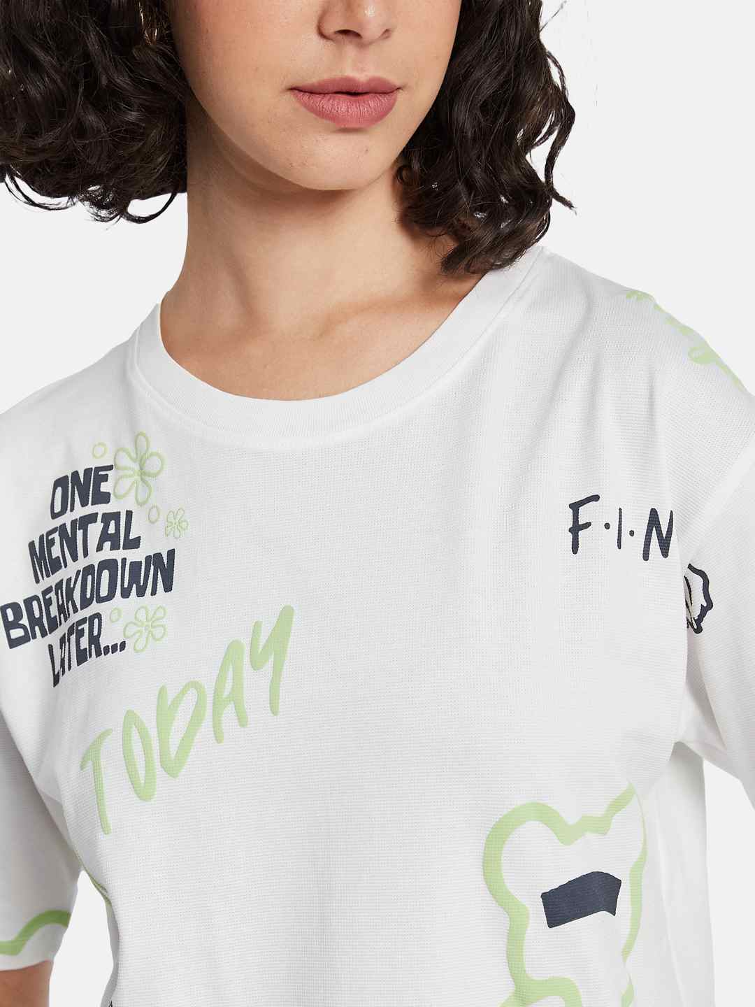 METTLE Women Printed T-shirt