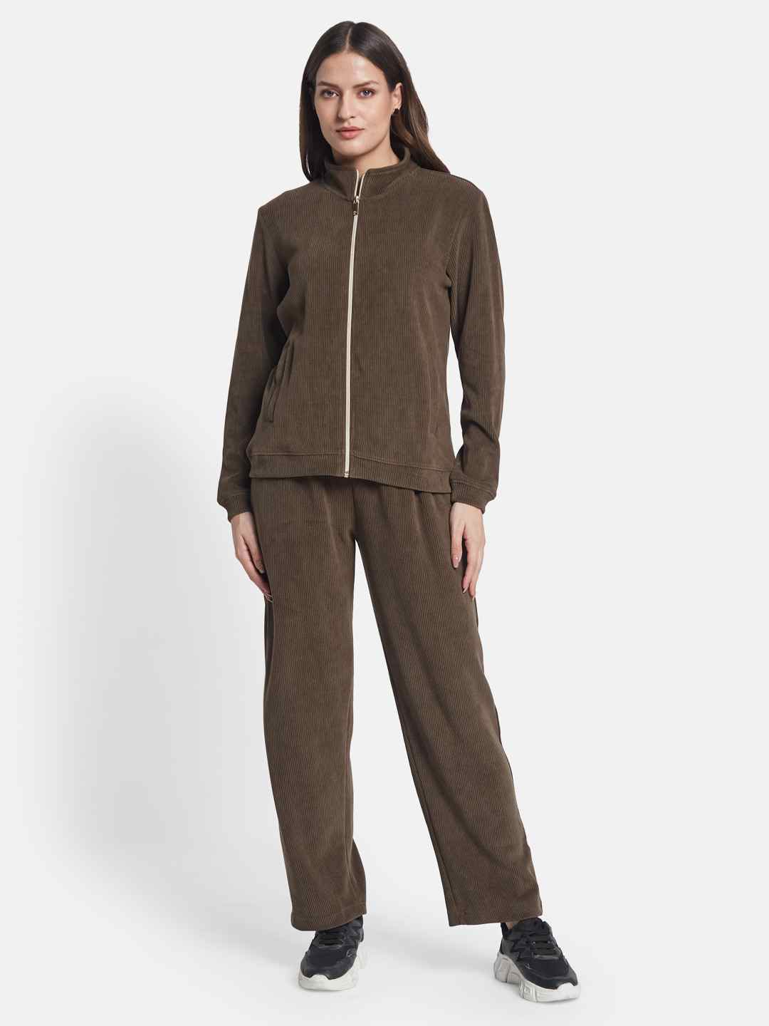 Mettle Women Solid track Suits
