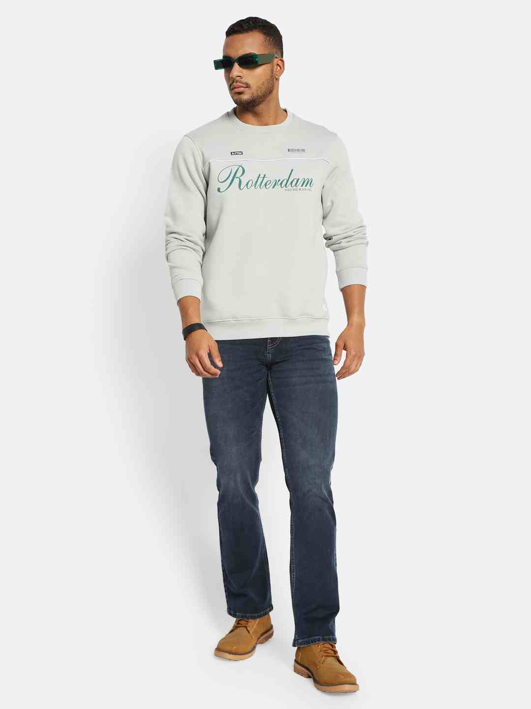 Octave Men Printed Sweatshirt