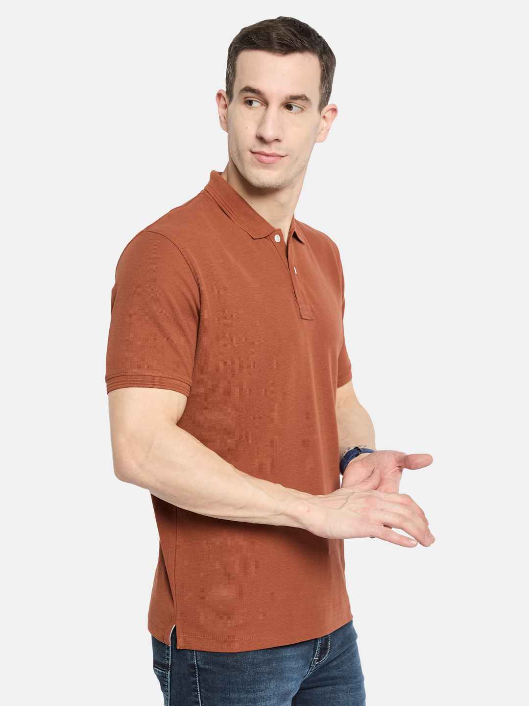 Octave Men Polo Collar T-shirt