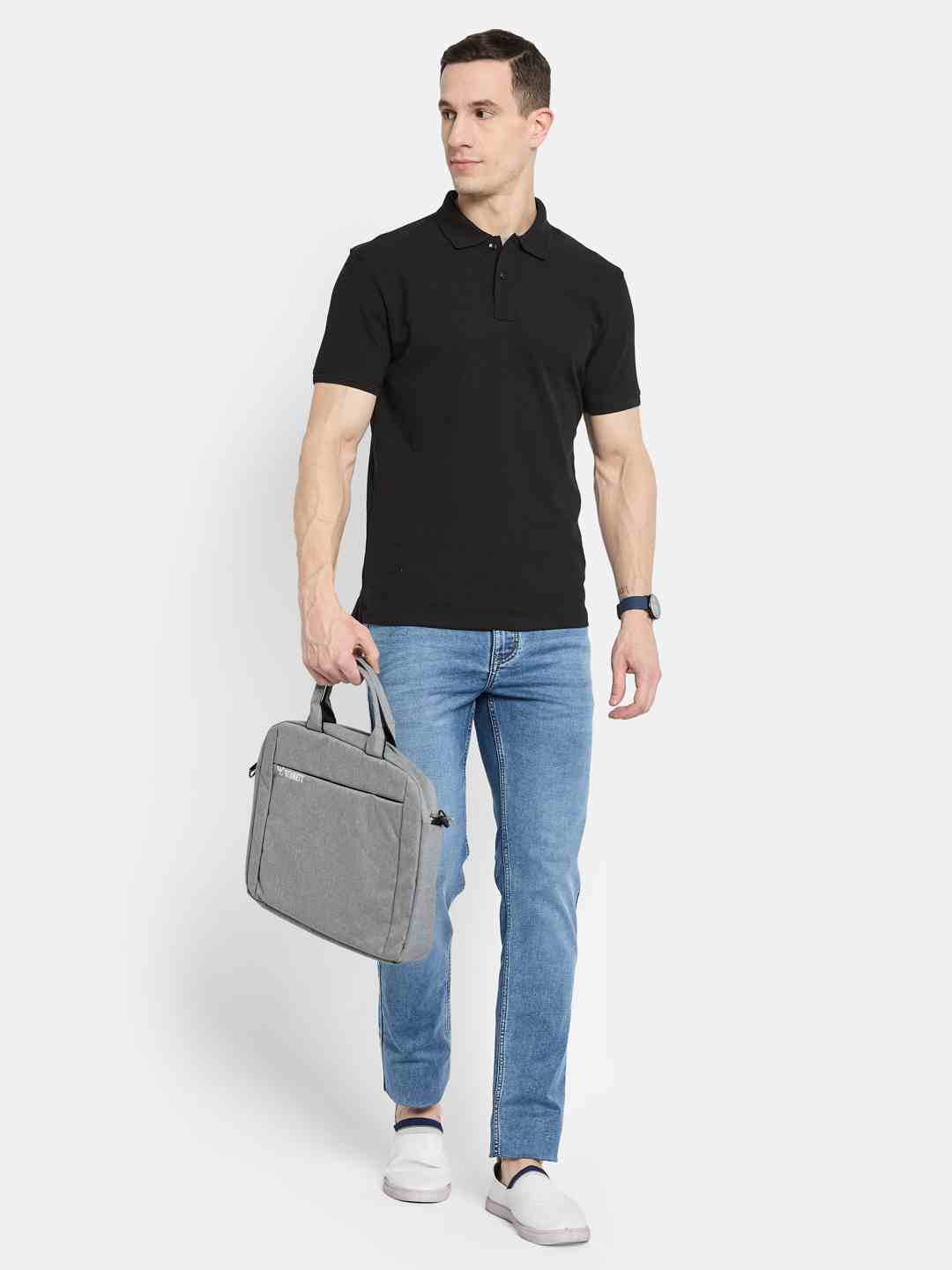 Octave Men Polo Collar T-shirt