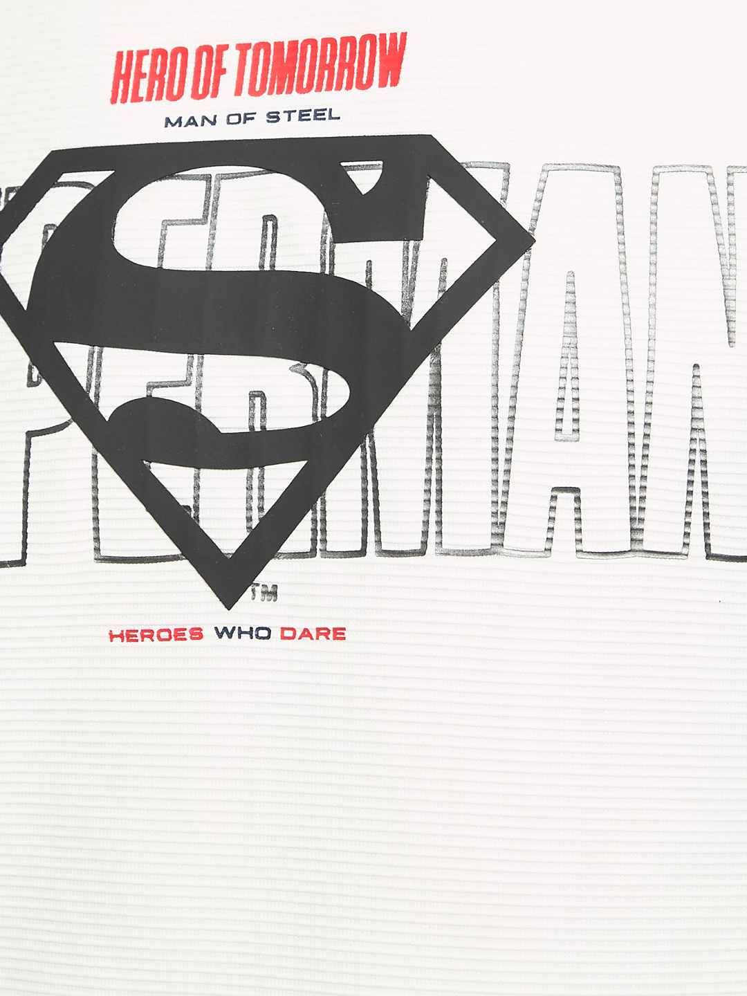 Octave Men Superman Printed T-shirt