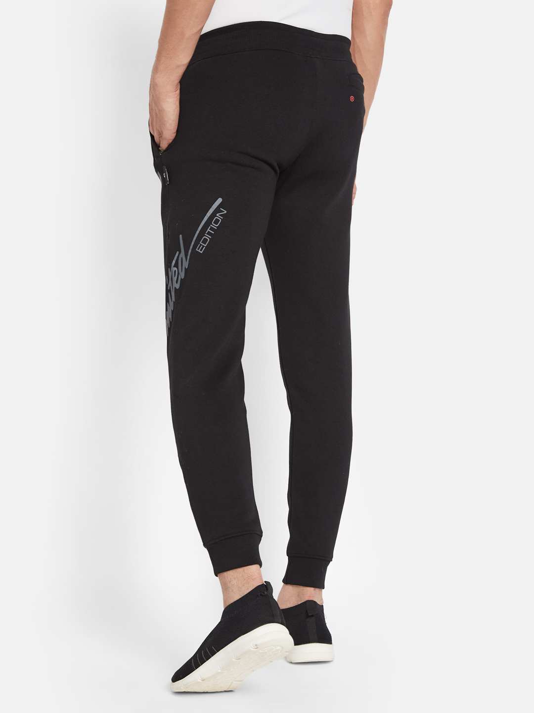 Octave Men Printed Fleece Joggers