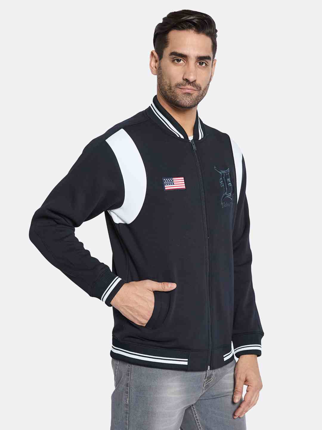 Octave Men Front-Open Sweatshirt