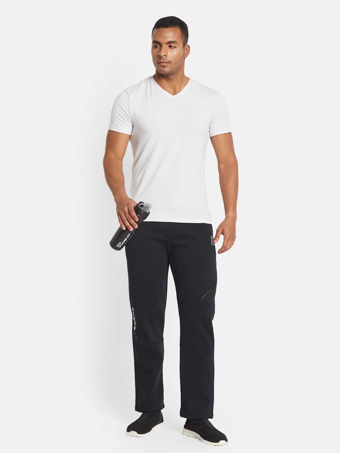 Octave Men Regular Fit Mid Rise Track Pants