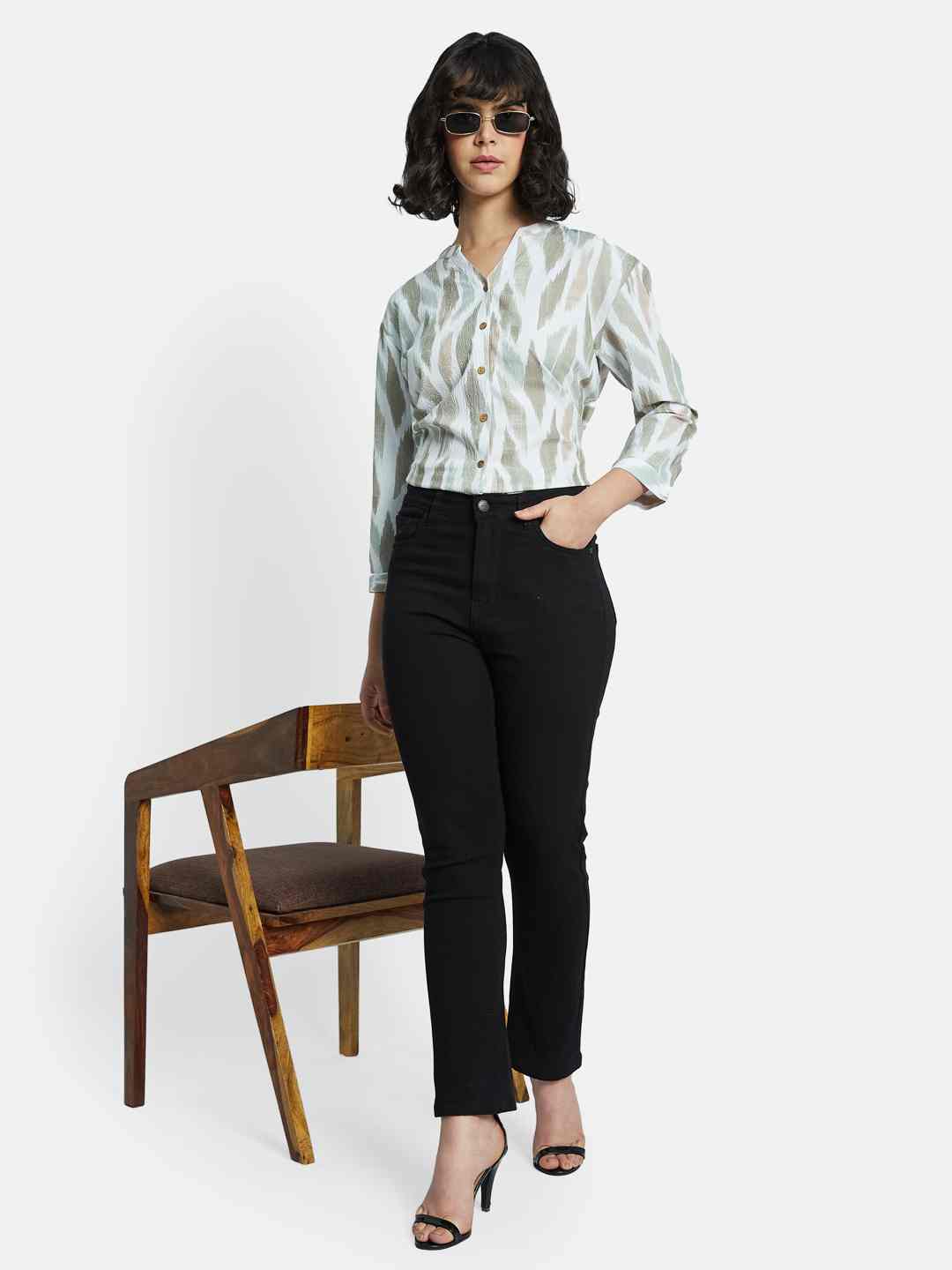 METTLE Women Straight Fit Stretchable Jeans