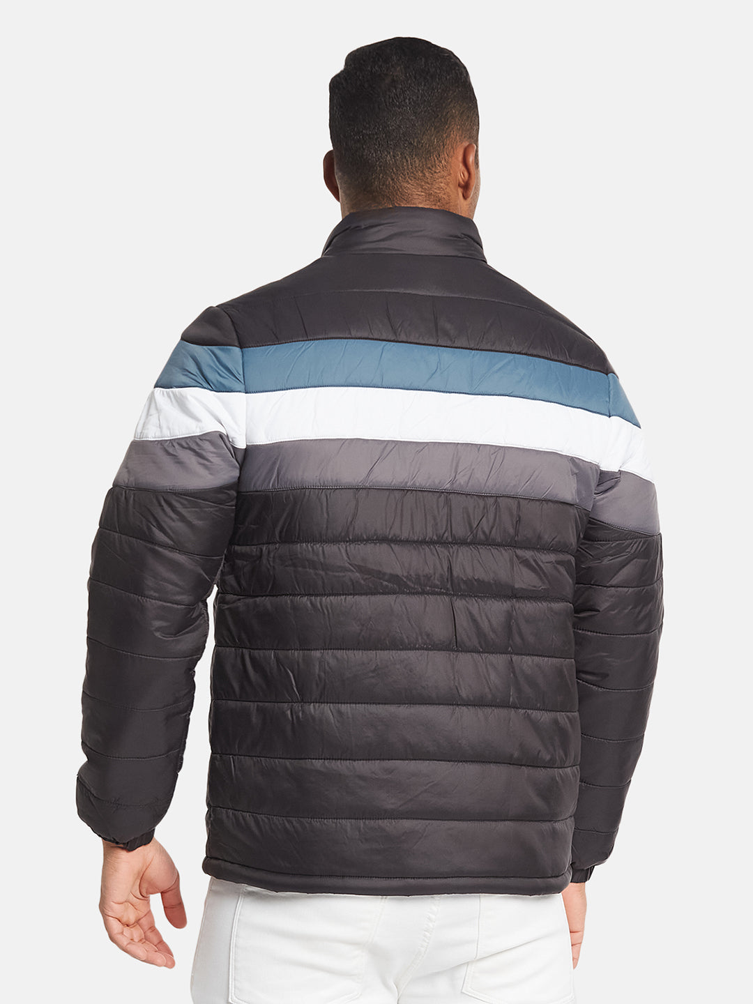 METTLE Men Colourblocked Jacket