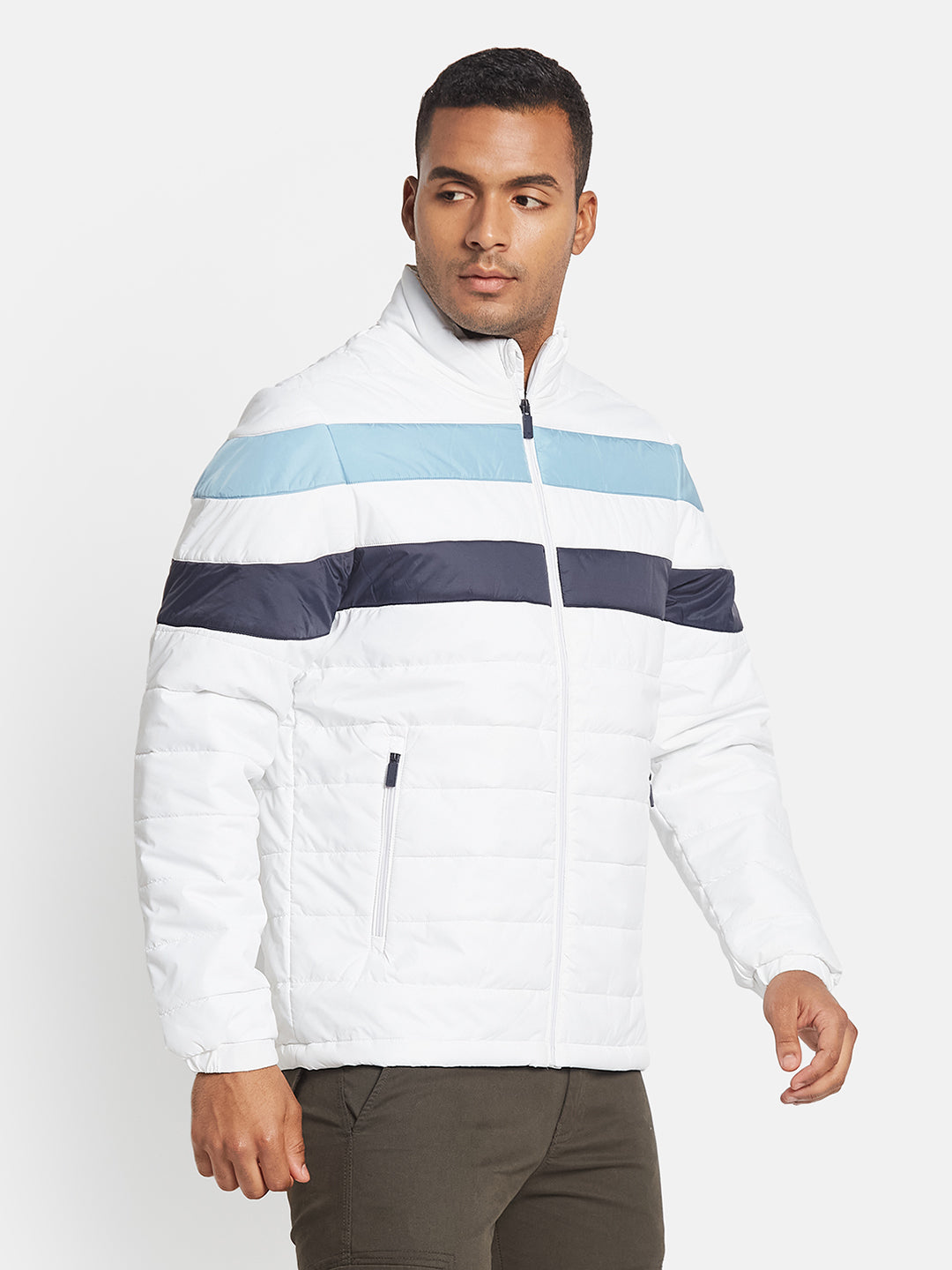 METTLE Men Colourblocked Jacket