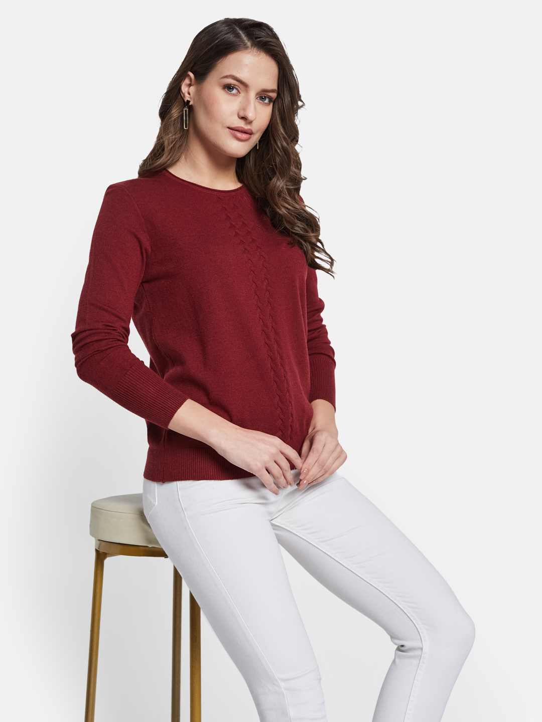 METTLE Women Chevron Pullover