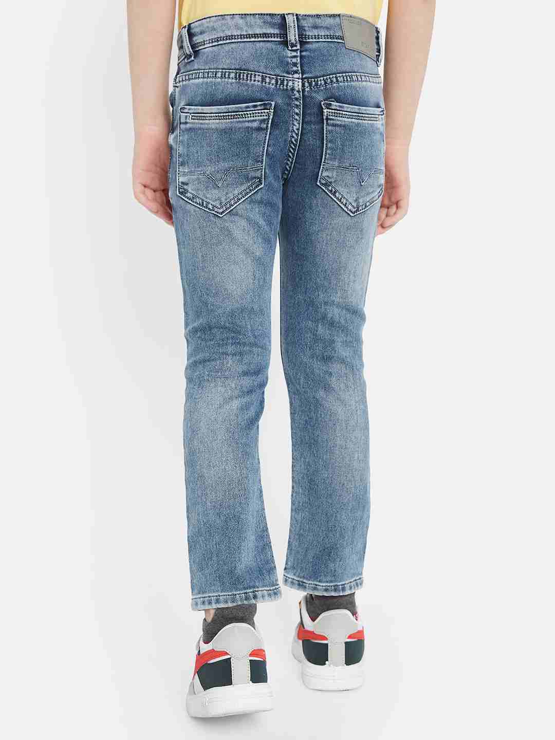 Octave Boys Clean Look Heavy Fade Stretchable Jeans
