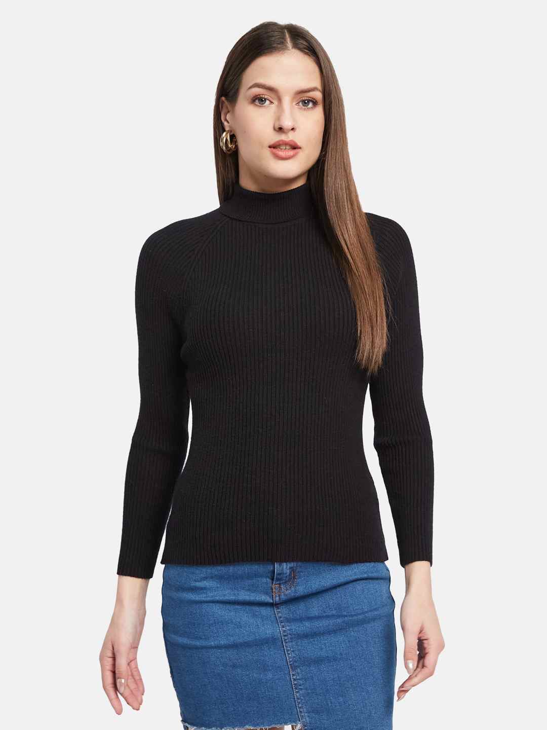 METTLE Women Cable Knit Pullover