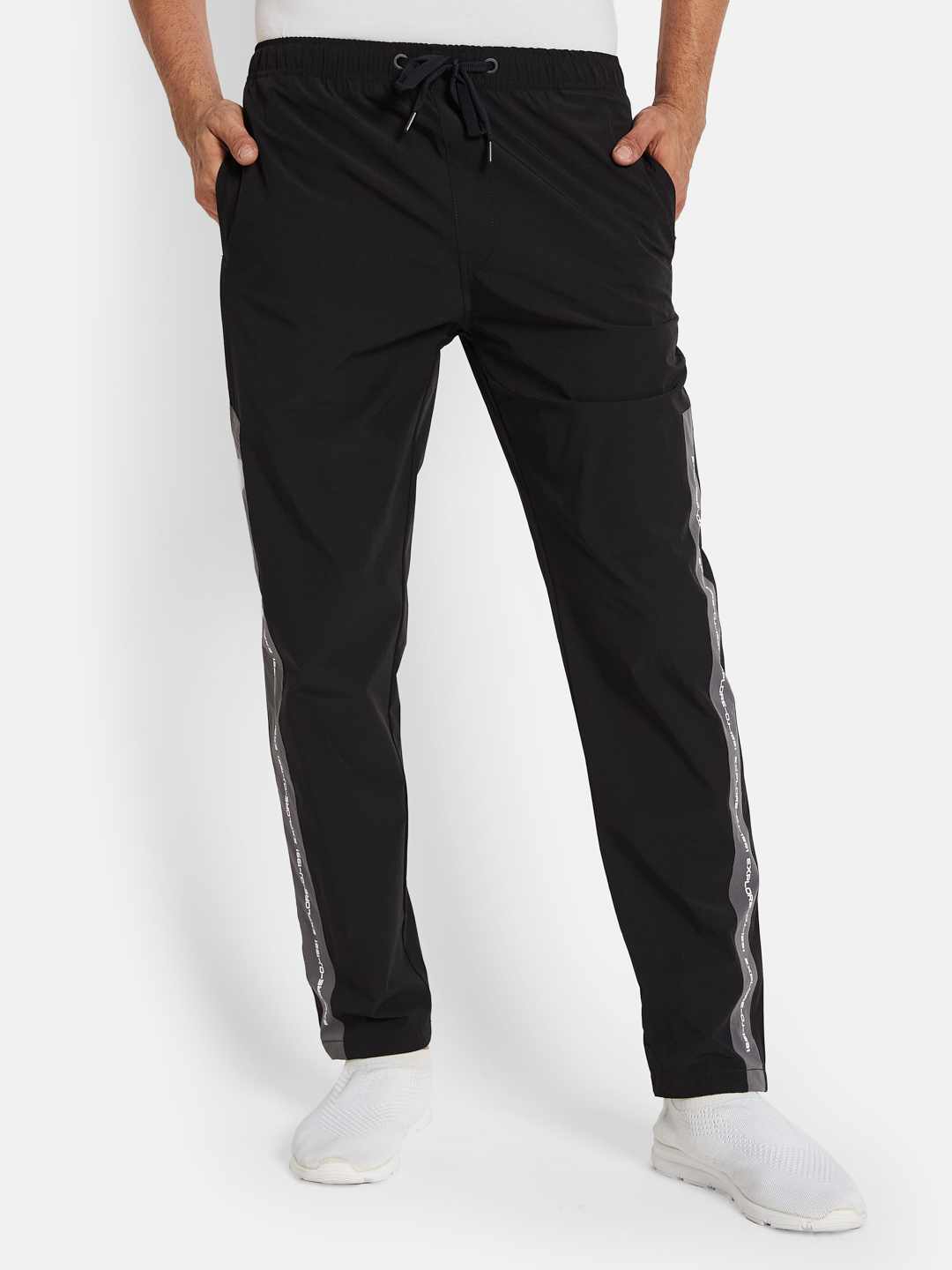 Octave Men Cotton Regular Fit Mid-Rise Track Pants