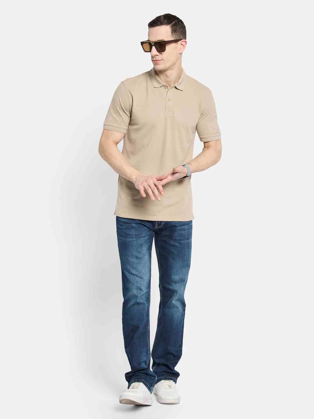 Octave Men Polo Collar T-shirt