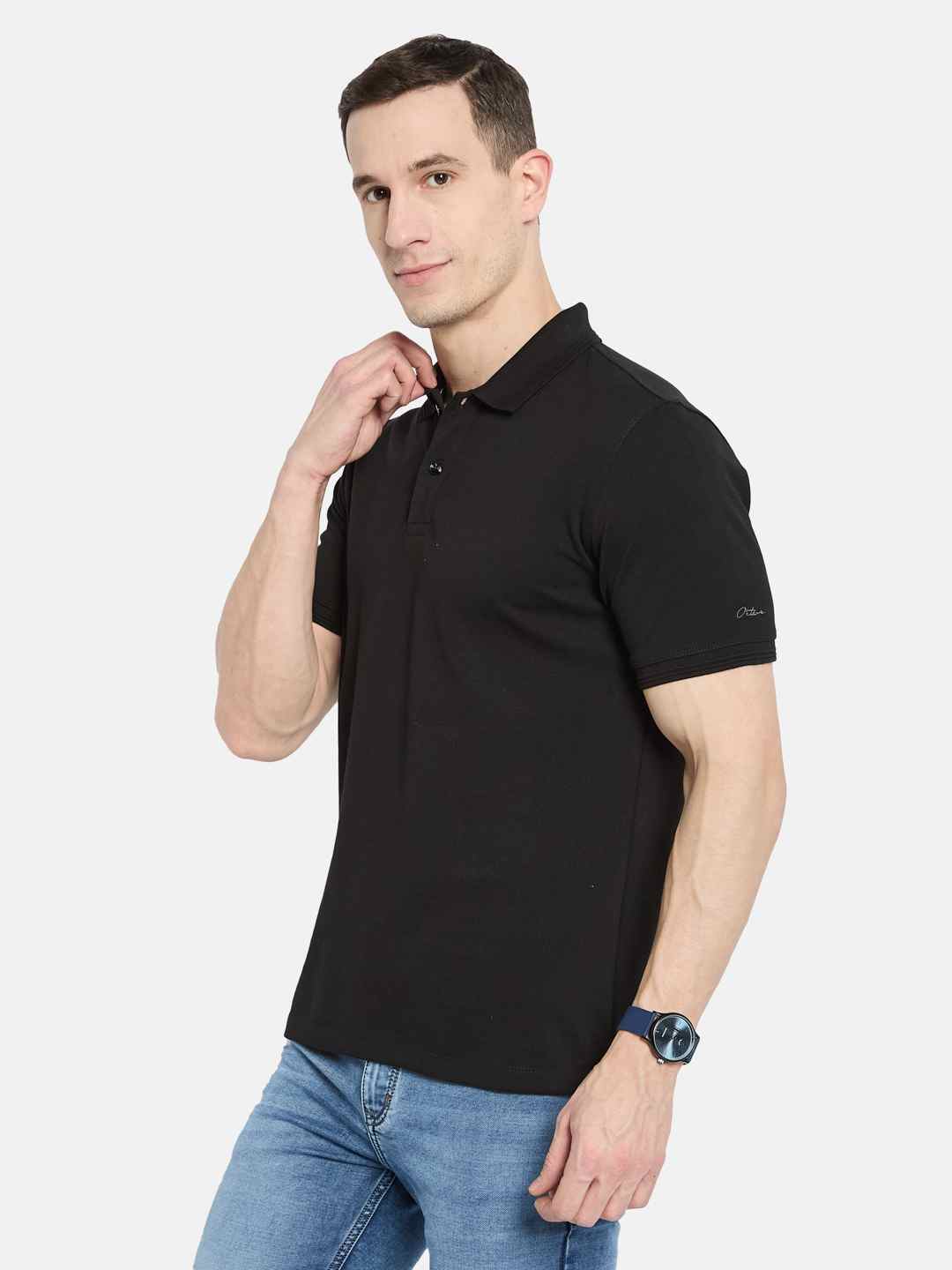 Octave Men Polo Collar T-shirt