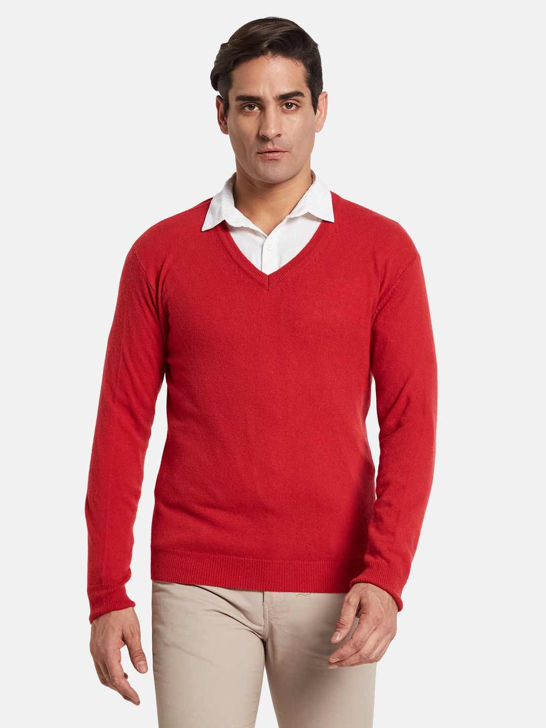 METTLE Men Woollen Pullover