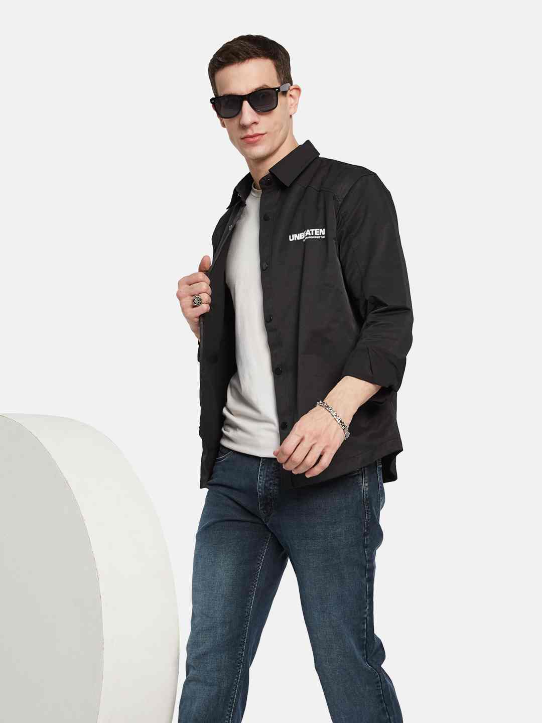 METTLE Men Opaque Casual Shirt