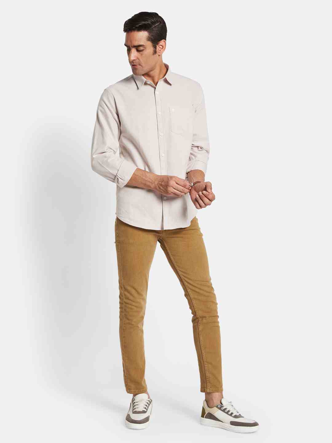 METTLE Men Opaque Casual Shirt