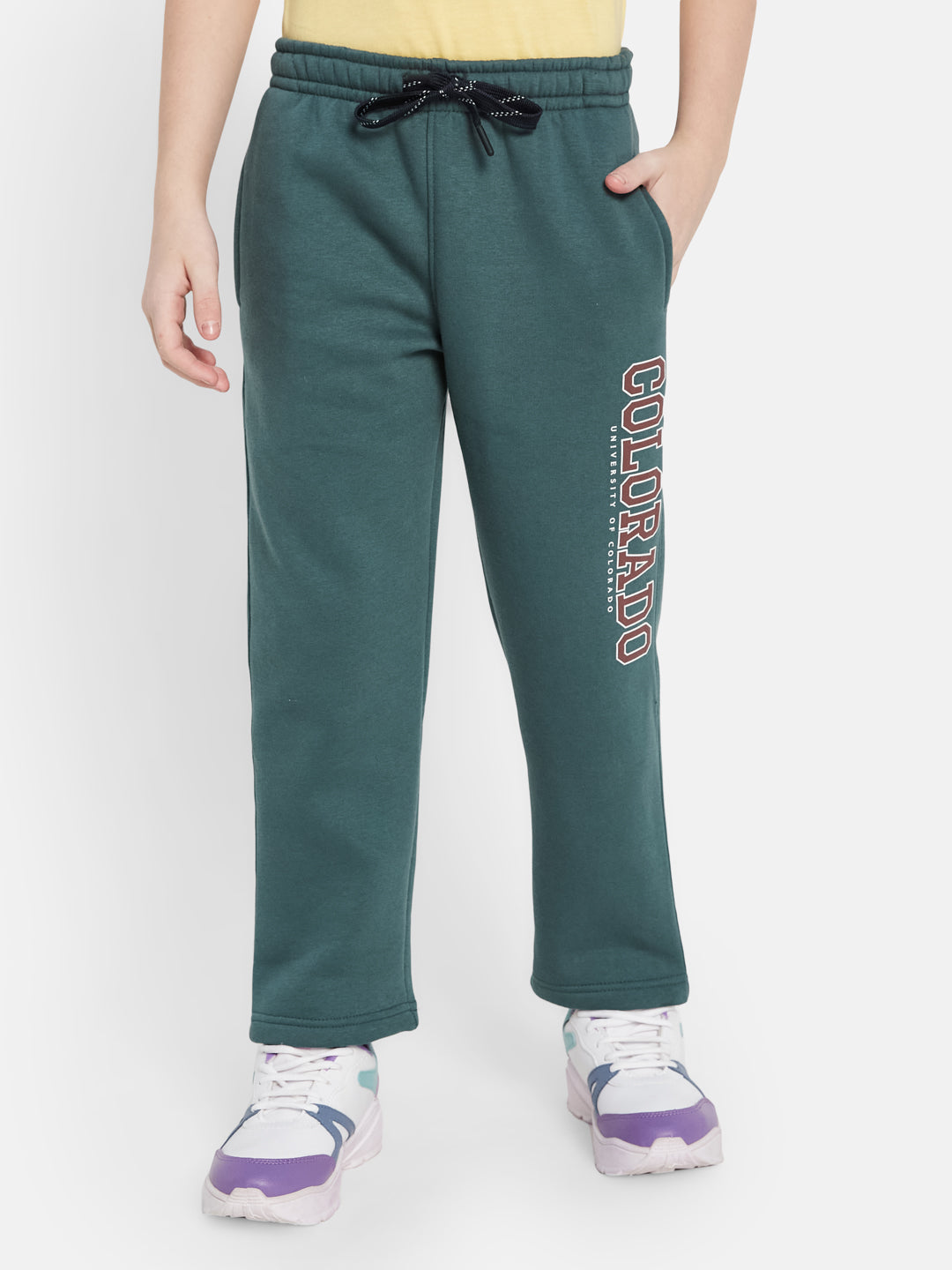 Octave Boys Typography Printed Hooded Tracksuits