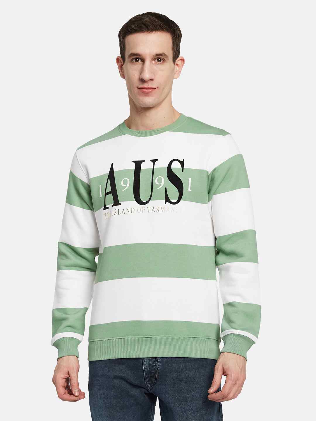Octave Men Colourblocked Sweatshirt