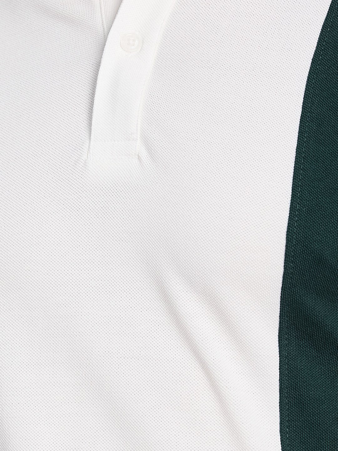Octave Men Colourblocked Polo Collar T-shirt