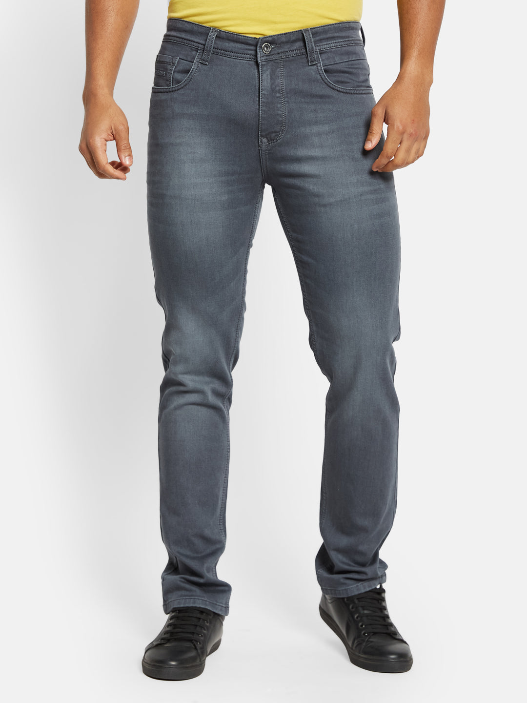 Octave Men Low Distress Light Fade Stretchable Jeans