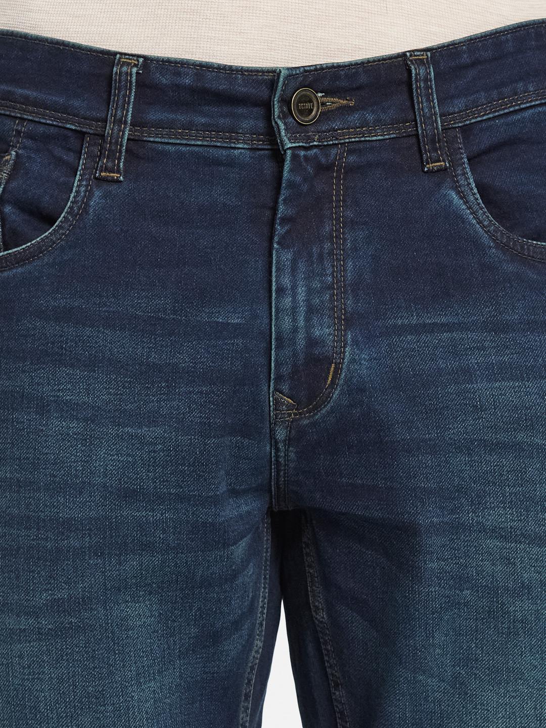 Octave Men Straight Fit Light Fade Stretchable Jeans