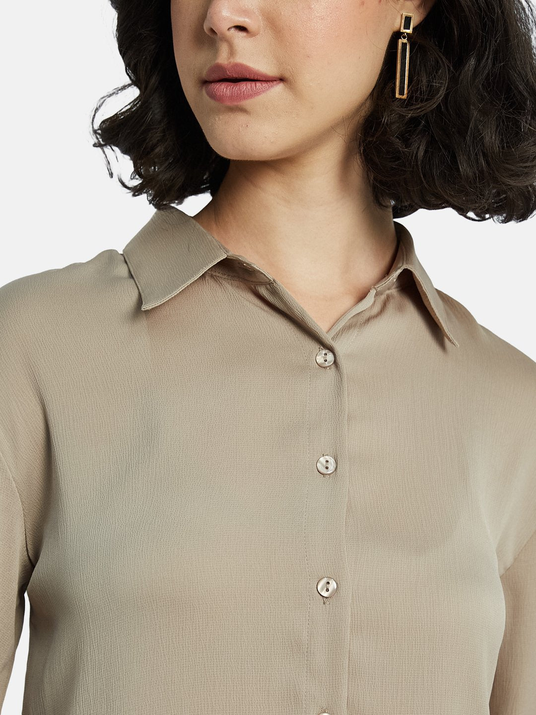METTLE Women Opaque Casual Shirt