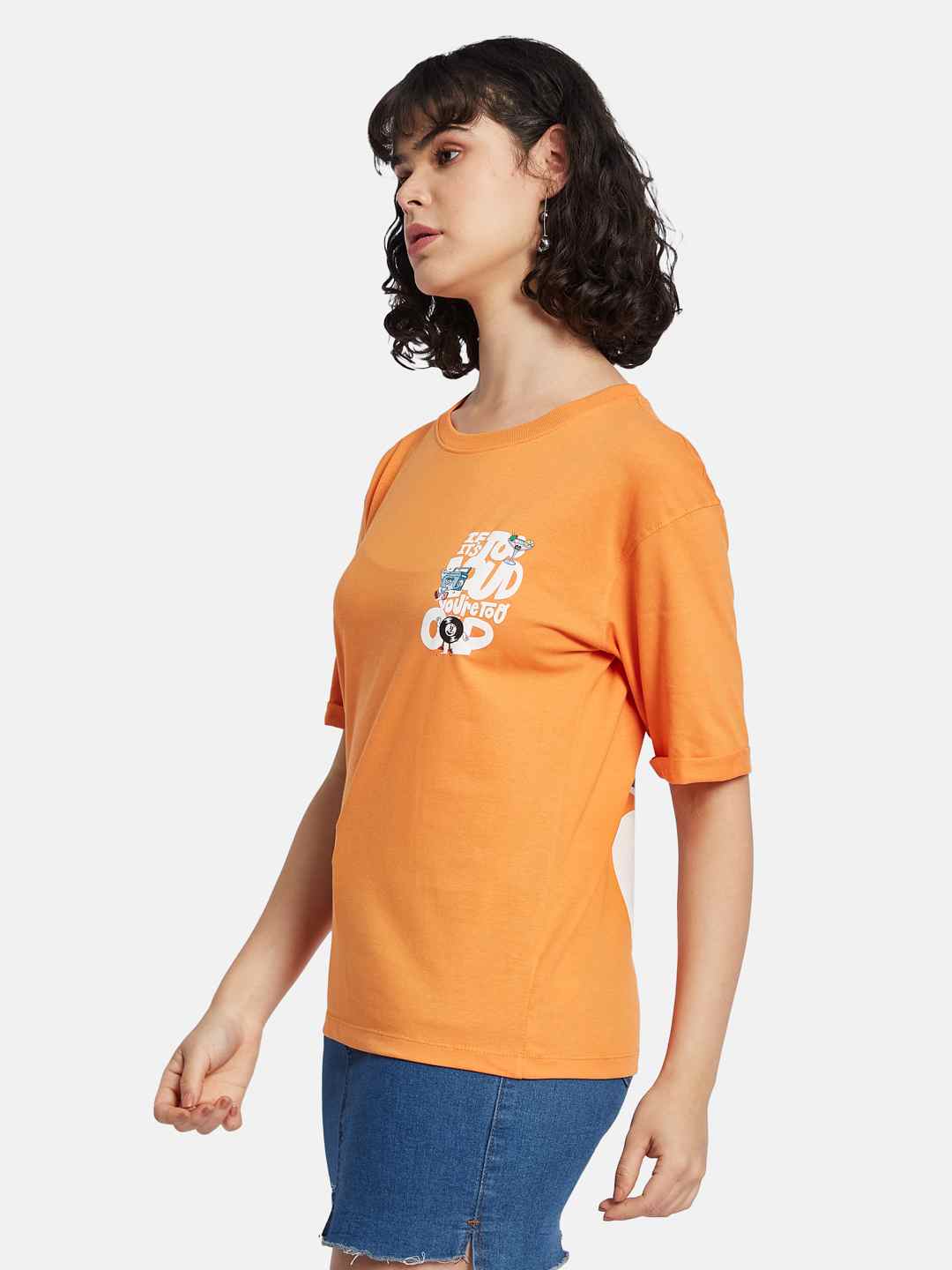 METTLE Women Printed T-shirt