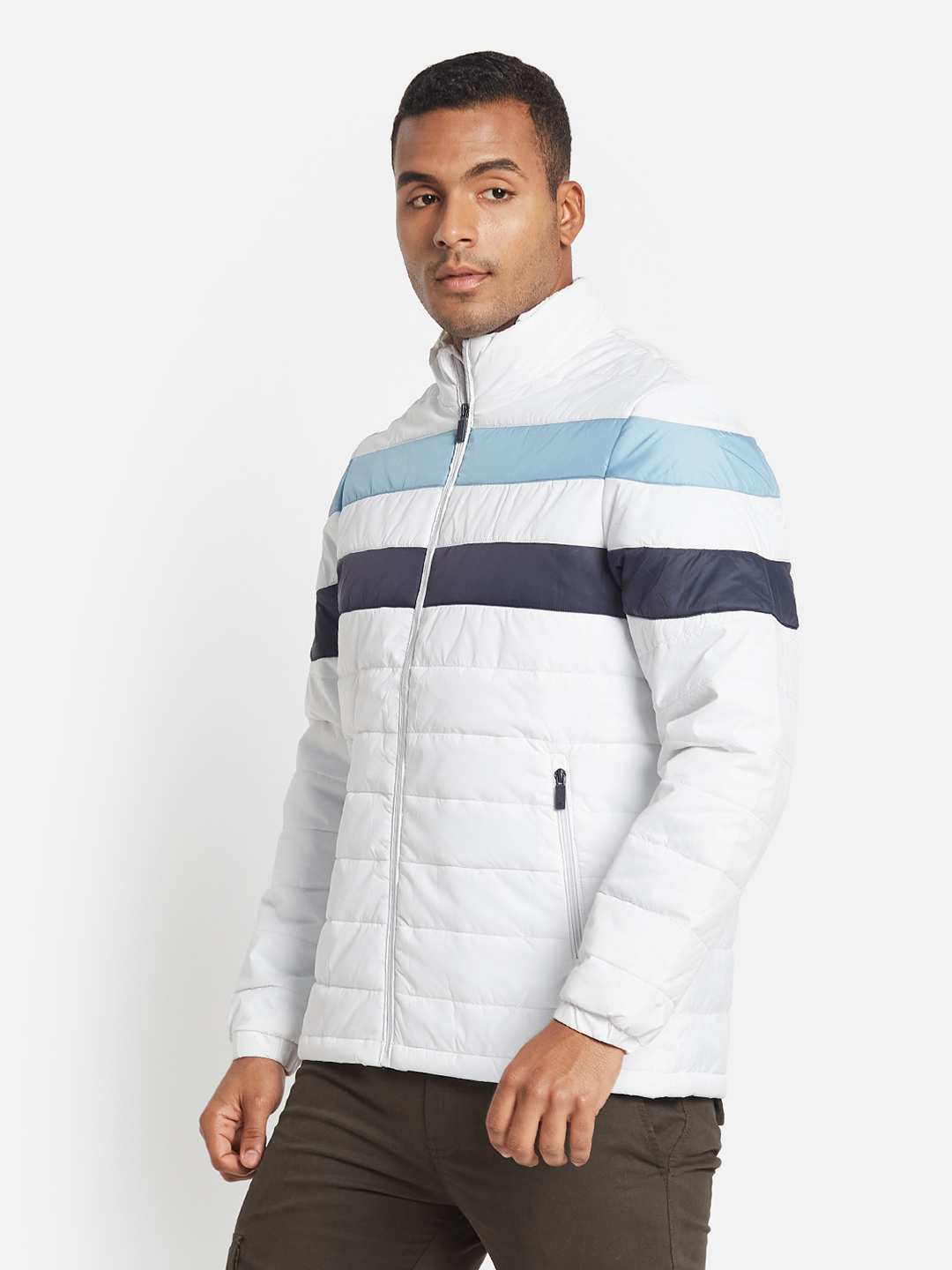 METTLE Men Colourblocked Jacket