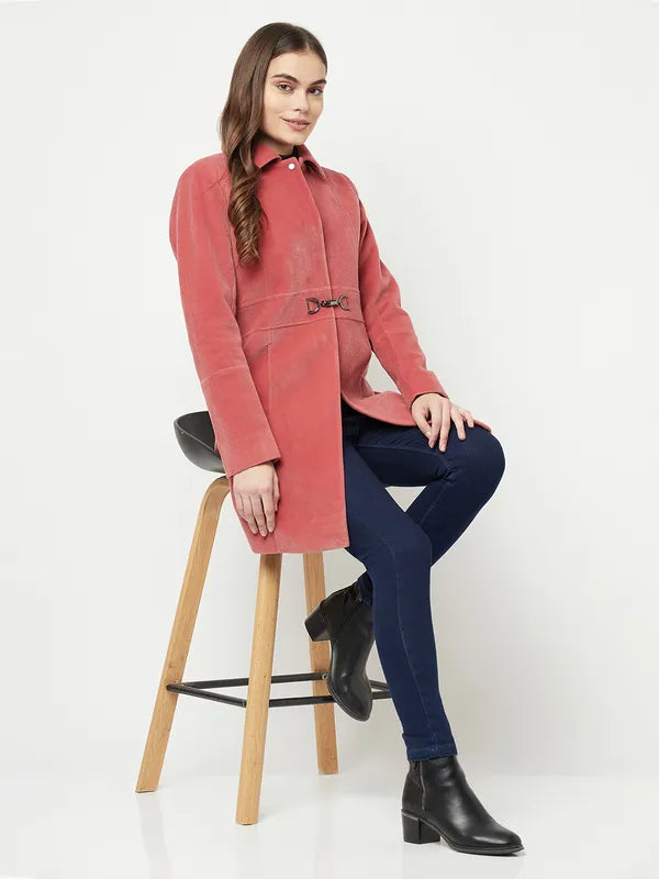 Women Blush Coat